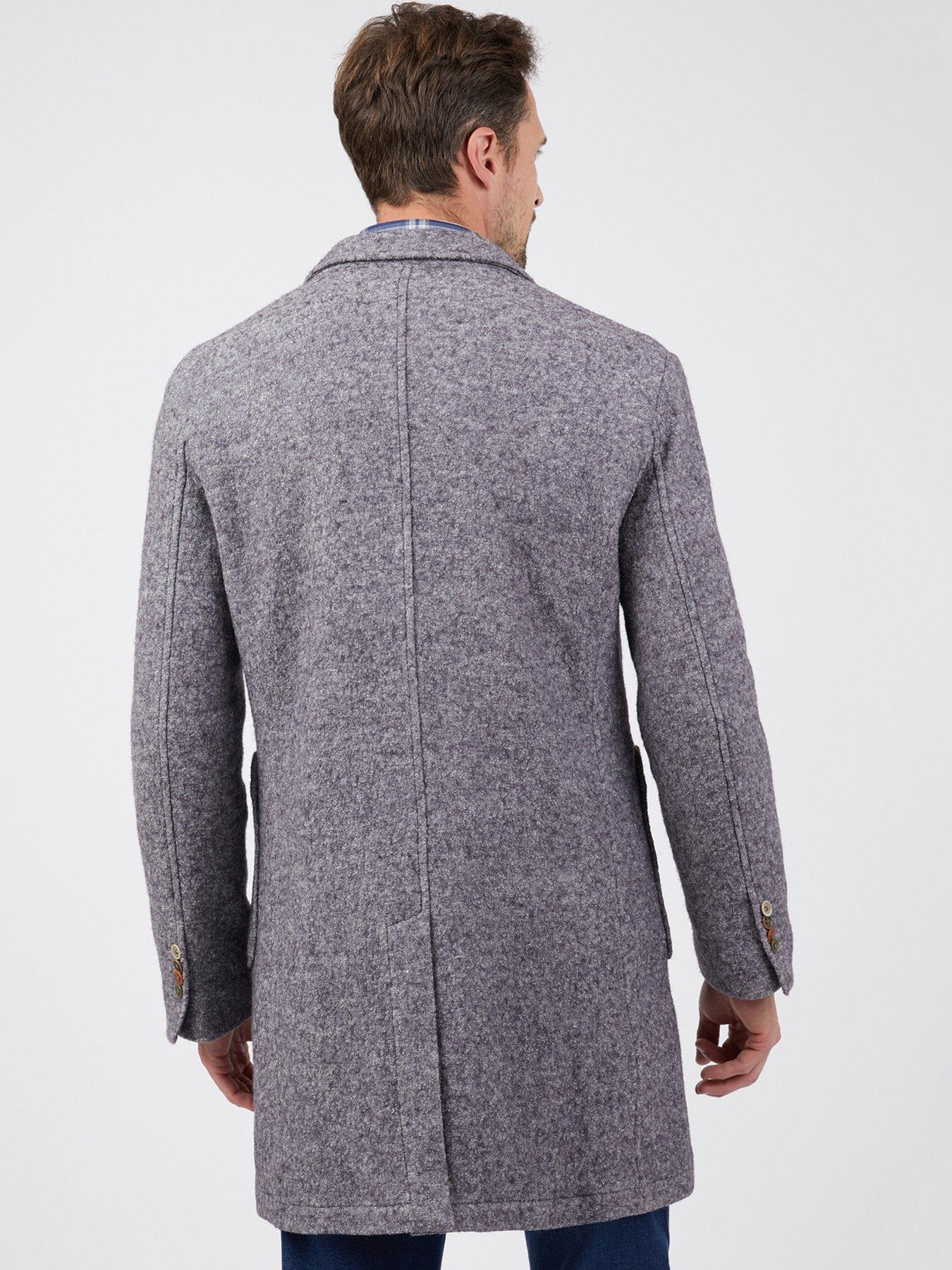 Jeff Banks Half Lined Coat - Grey | very.co.uk