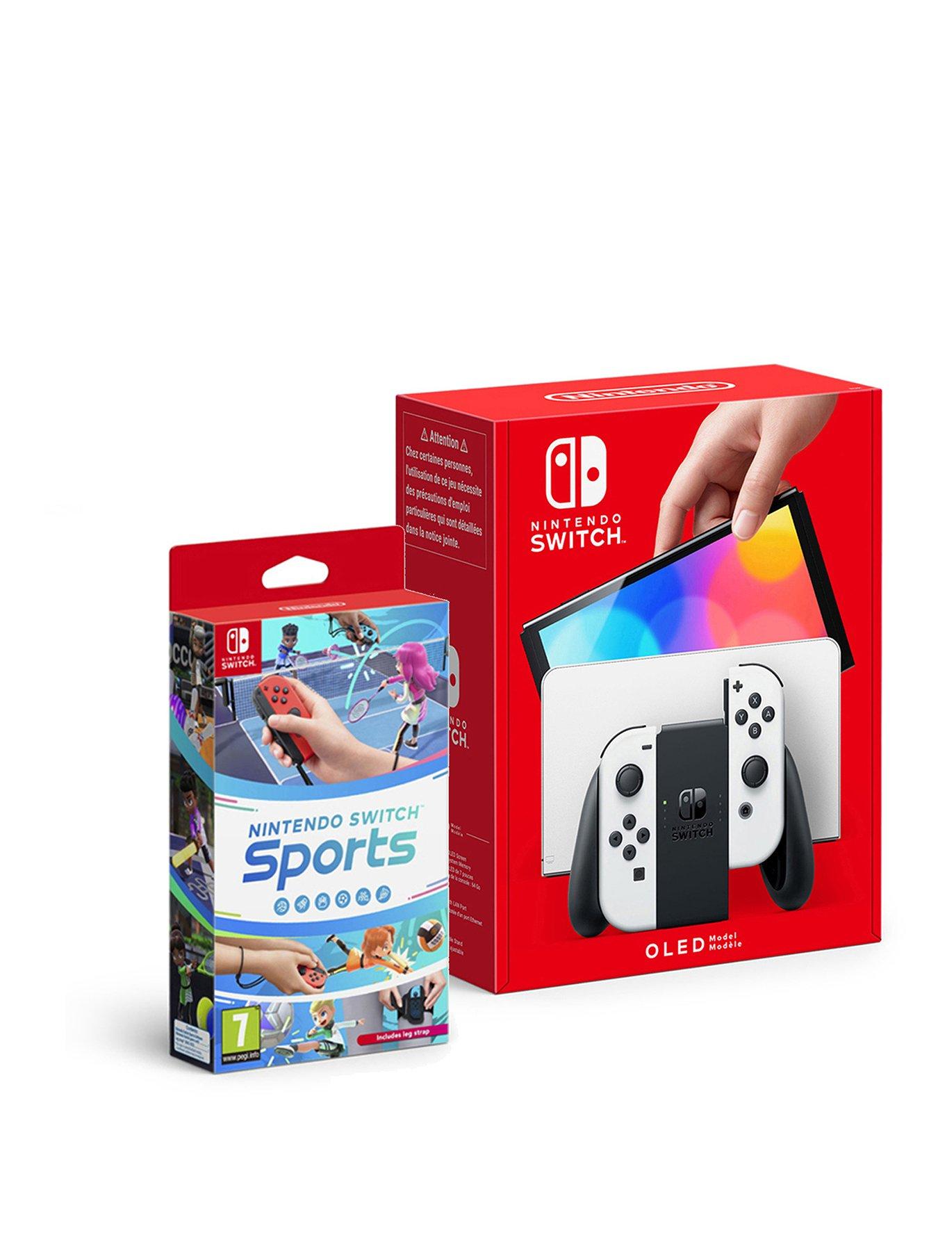 Nintendo Switch OLED Console - White + Mario Kart 8 Deluxe | Very