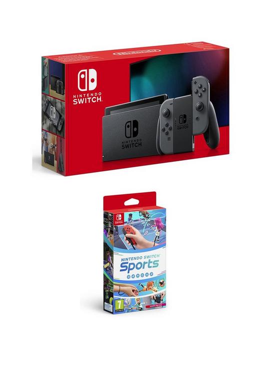 front image of nintendo-switch-console-with-nintendo-switch-sports