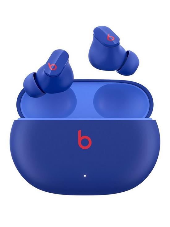 front image of beats-by-dr-dre-beats-studio-buds-true-wireless-noise-cancelling-earphones-ocean-blue
