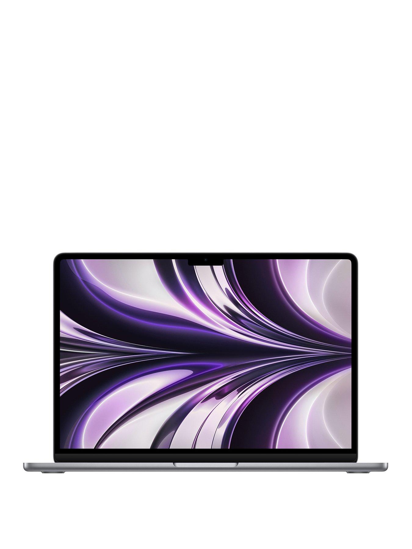 Apple MacBook Air (M2, 2022) 13.6 inch with 8-Core CPU and 10-Core GPU, 512GB SSD - Midnight | Very Apple MacBook Air (M2, 2022) 13.6 inch with 8-Core CPU and 10-Core GPU, 512GB SSD - Midnight | Very