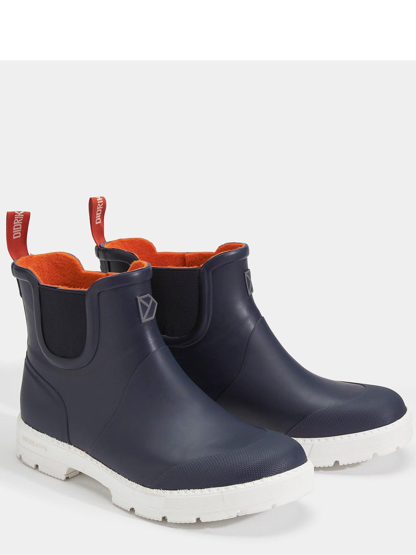 Didriksons Vinga Short Wellington Boots - Navy | very.co.uk