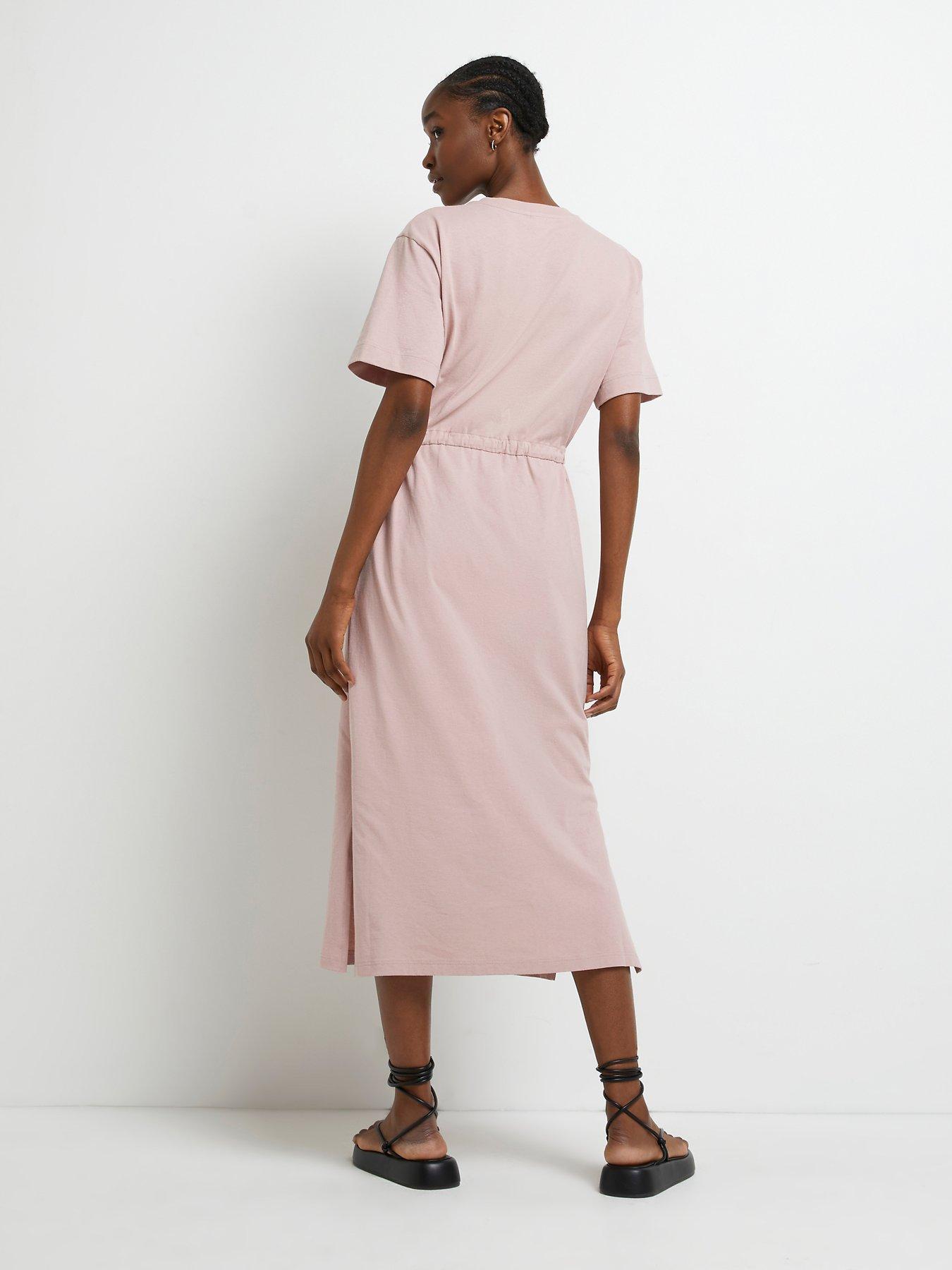 midi drawstring dress