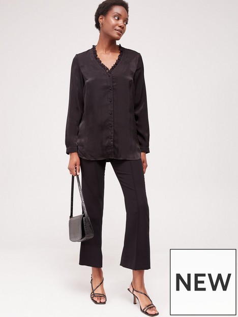 fig-basil-long-sleeve-v-neck-button-through-woven-cupro-lace-blouse-black