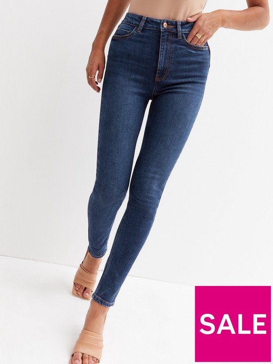 front image of new-look-nbspmid-wash-lift-amp-shape-jenna-skinny-jeans-navy