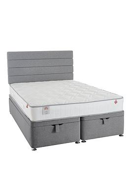 Product photograph of Airsprung Emme Comfort Ottoman Divan - Grey Headboard Not Included from very.co.uk