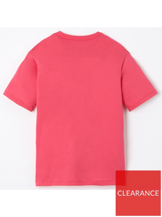 stillFront image of marni-girl-classic-logo-t-shirt-pink