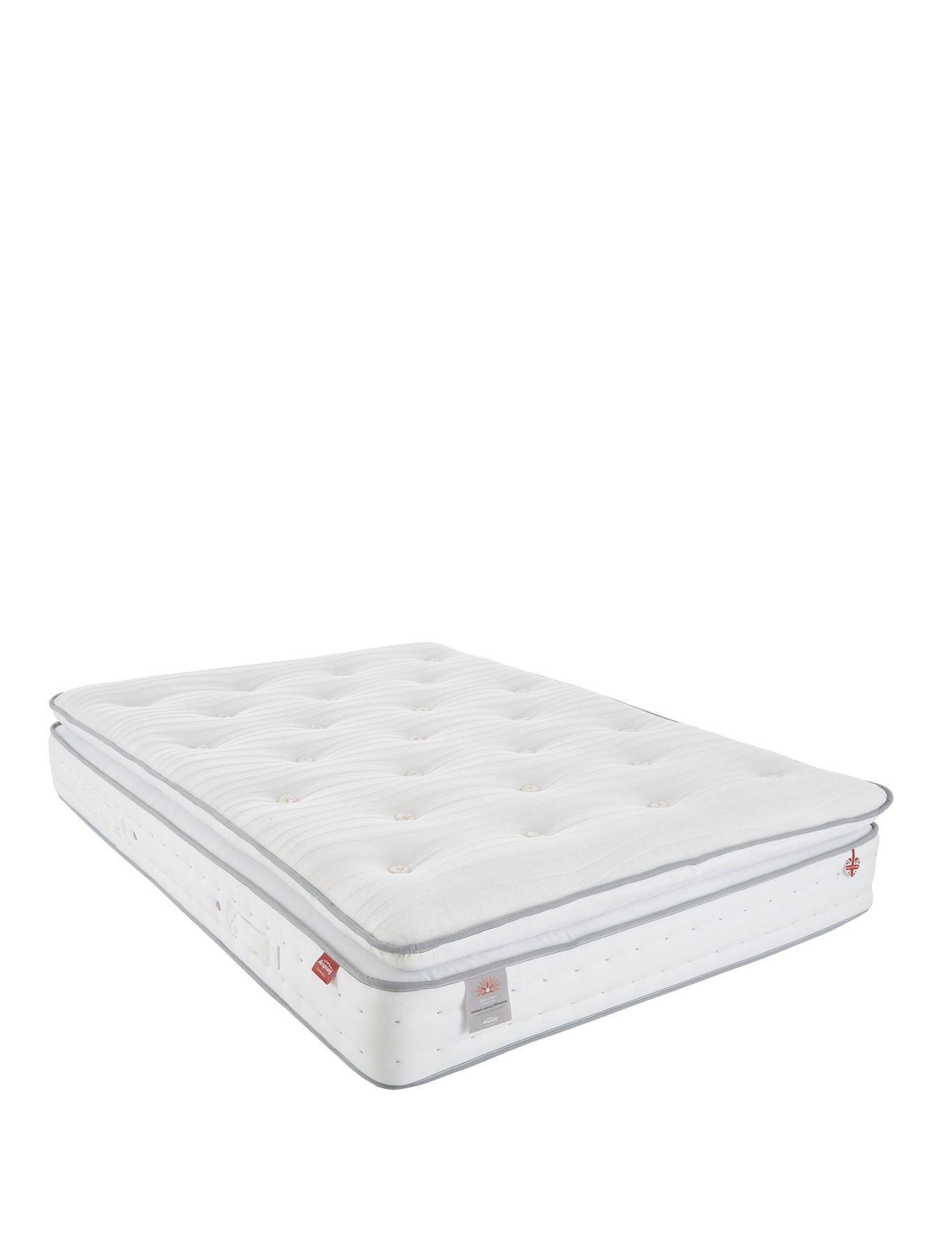 90cm x 190cm 3ft Single Revive Direct Premium Quality Quilted Open Coil Spring Mattress with Breathable Border 