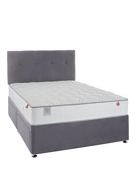 Product photograph of Airsprung Viva Hybrid 1000 Pocket Bed Mattress - Grey from very.co.uk