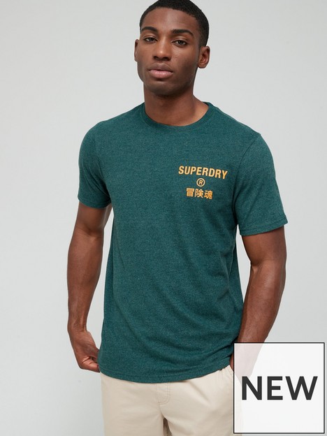 superdry-vintage-corp-logo-marl-t-shirt-green
