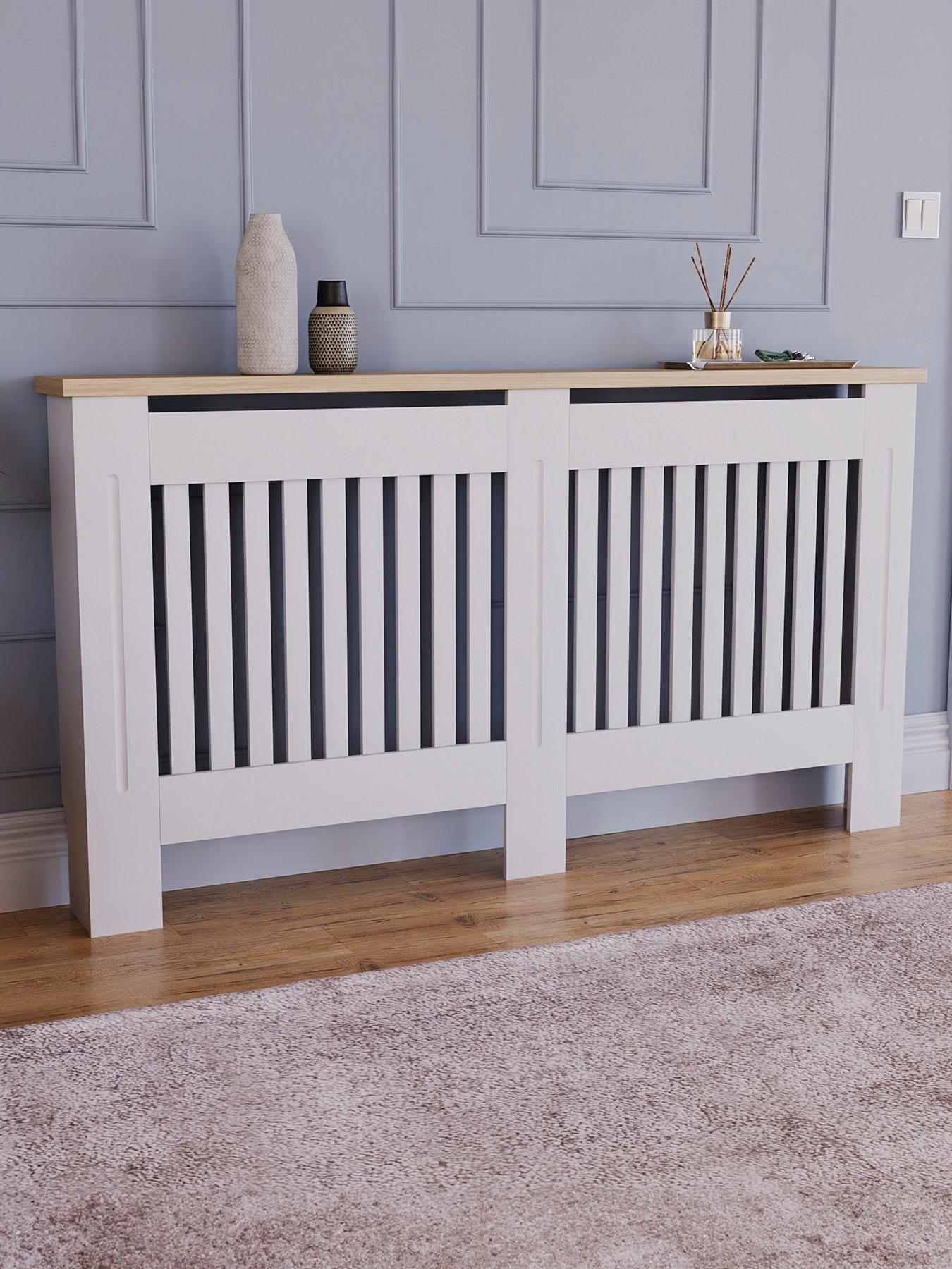 Vida Designs Arlington Large Radiator Cover - White