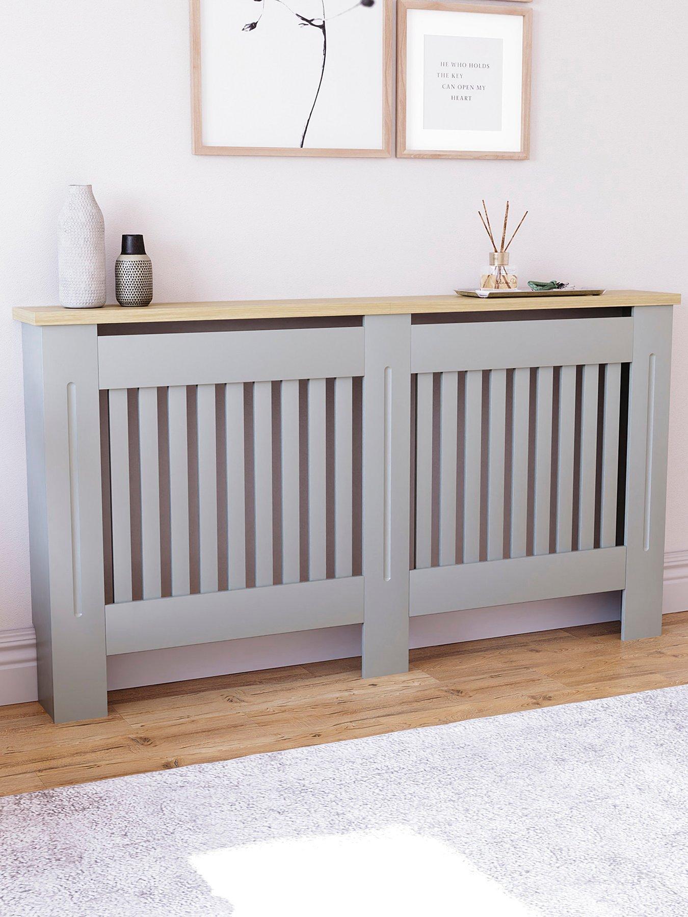 undefined Arlington Large Radiator Cover - Olive Grey