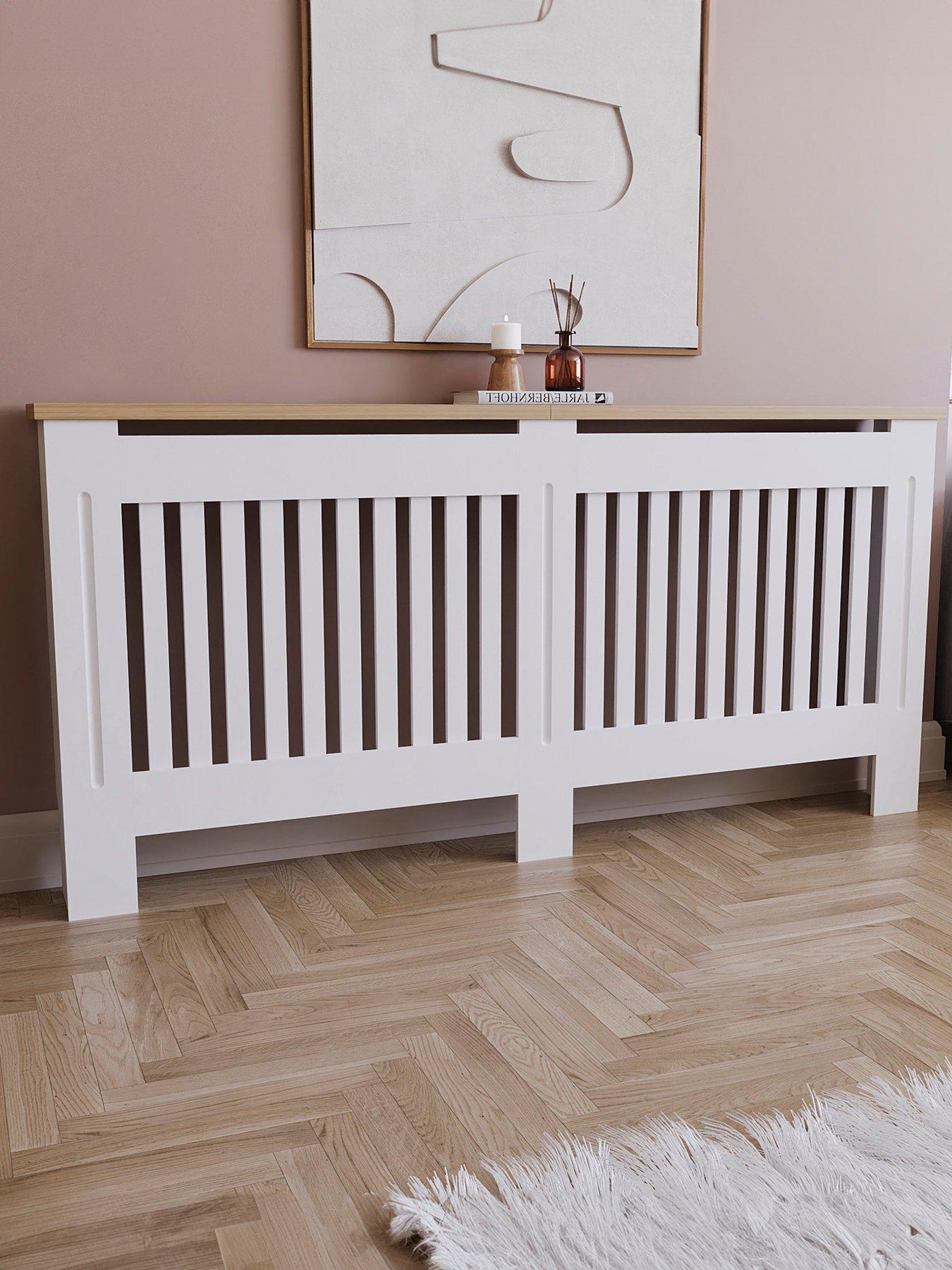Vida Designs Arlington Extra Large Radiator Cover - White | very.co.uk