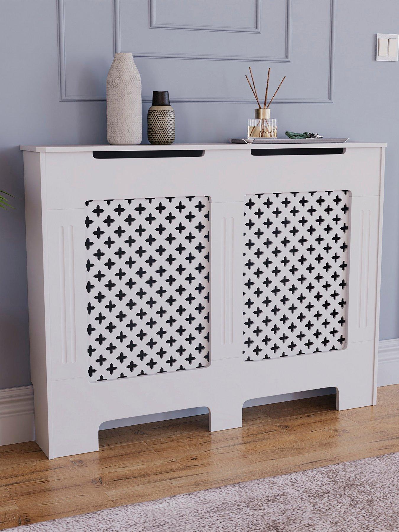 Vida Designs Oxford Medium Radiator Cover - White