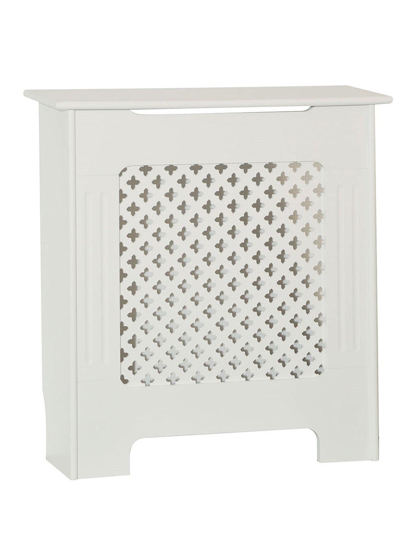 Image 2 of 6 of Vida Designs Oxford Small Radiator Cover - White