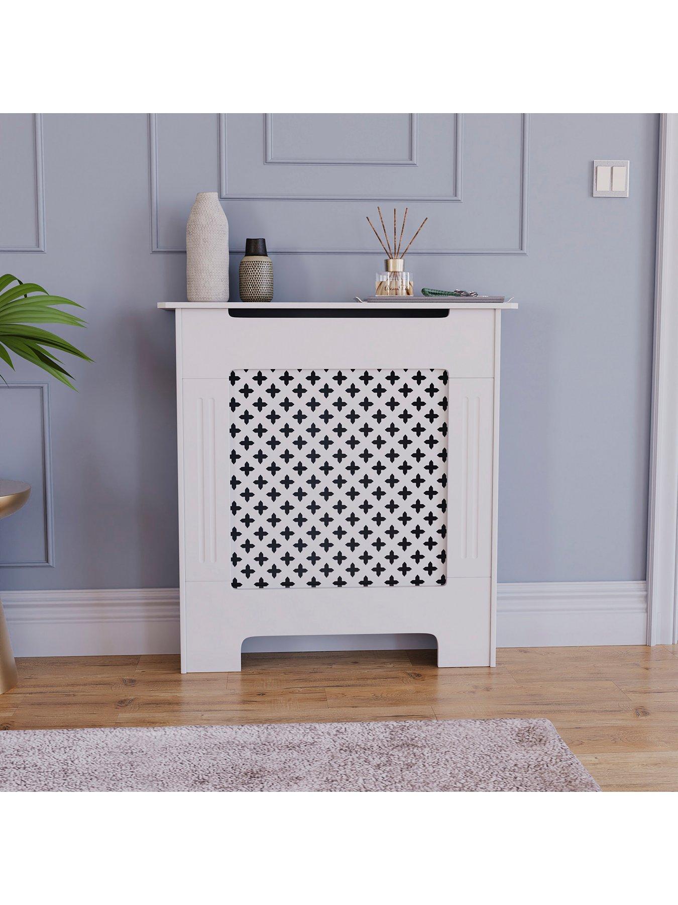 Image 3 of 6 of Vida Designs Oxford Small Radiator Cover - White