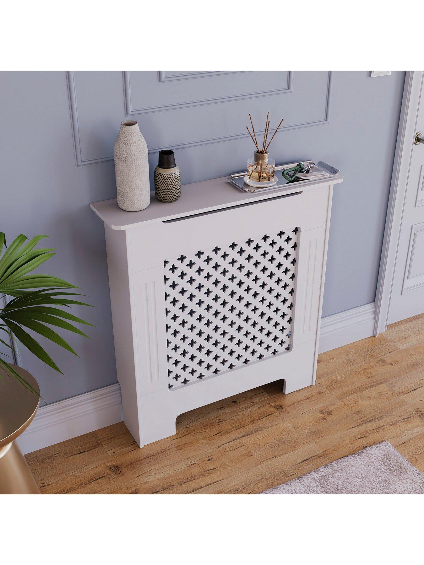 Image 4 of 6 of Vida Designs Oxford Small Radiator Cover - White