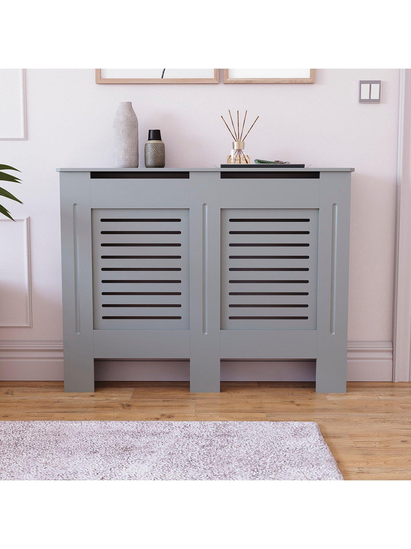 Vida Designs Milton Medium Radiator Cover - Olive Grey | Very