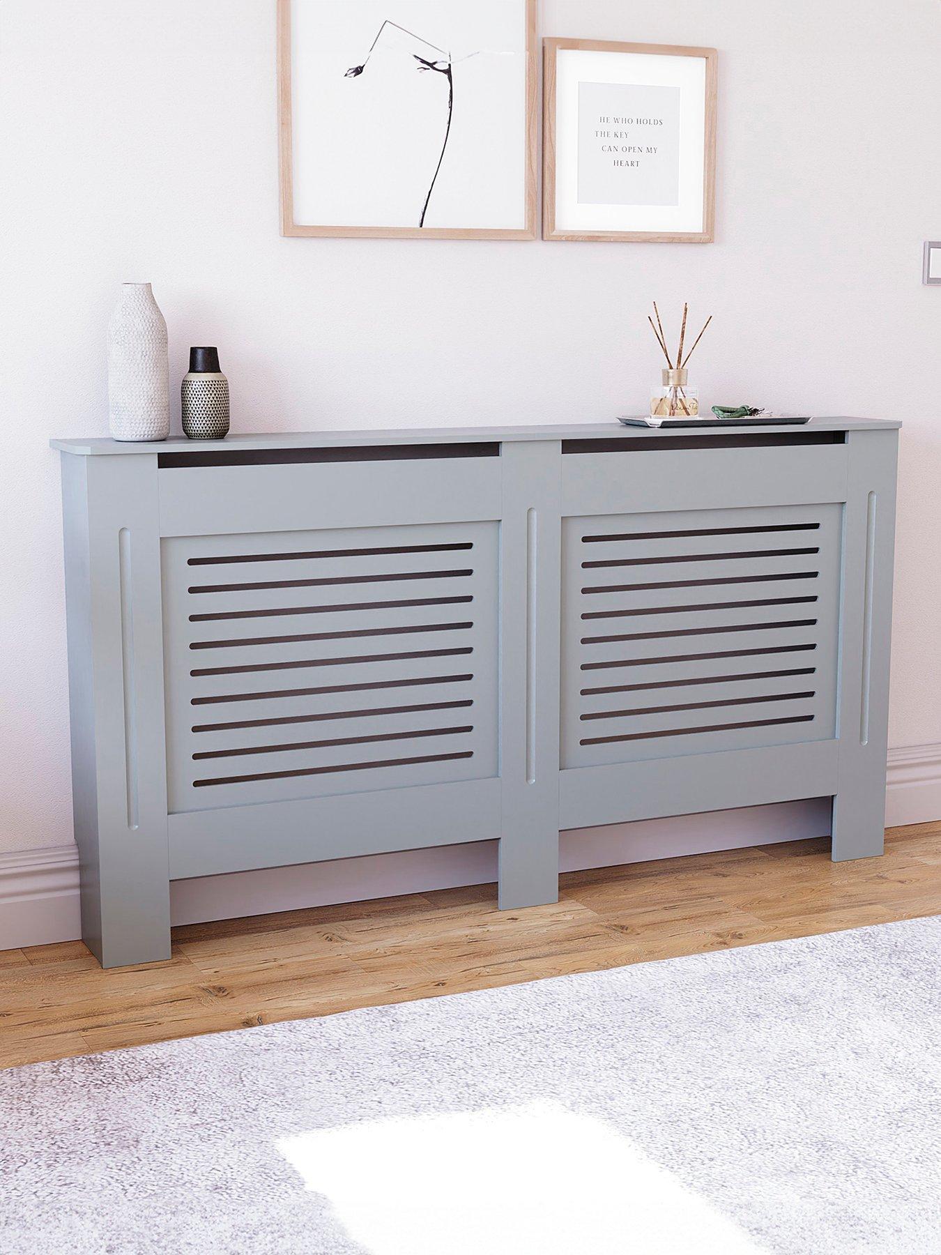 undefined Milton Large Radiator Cover - Grey