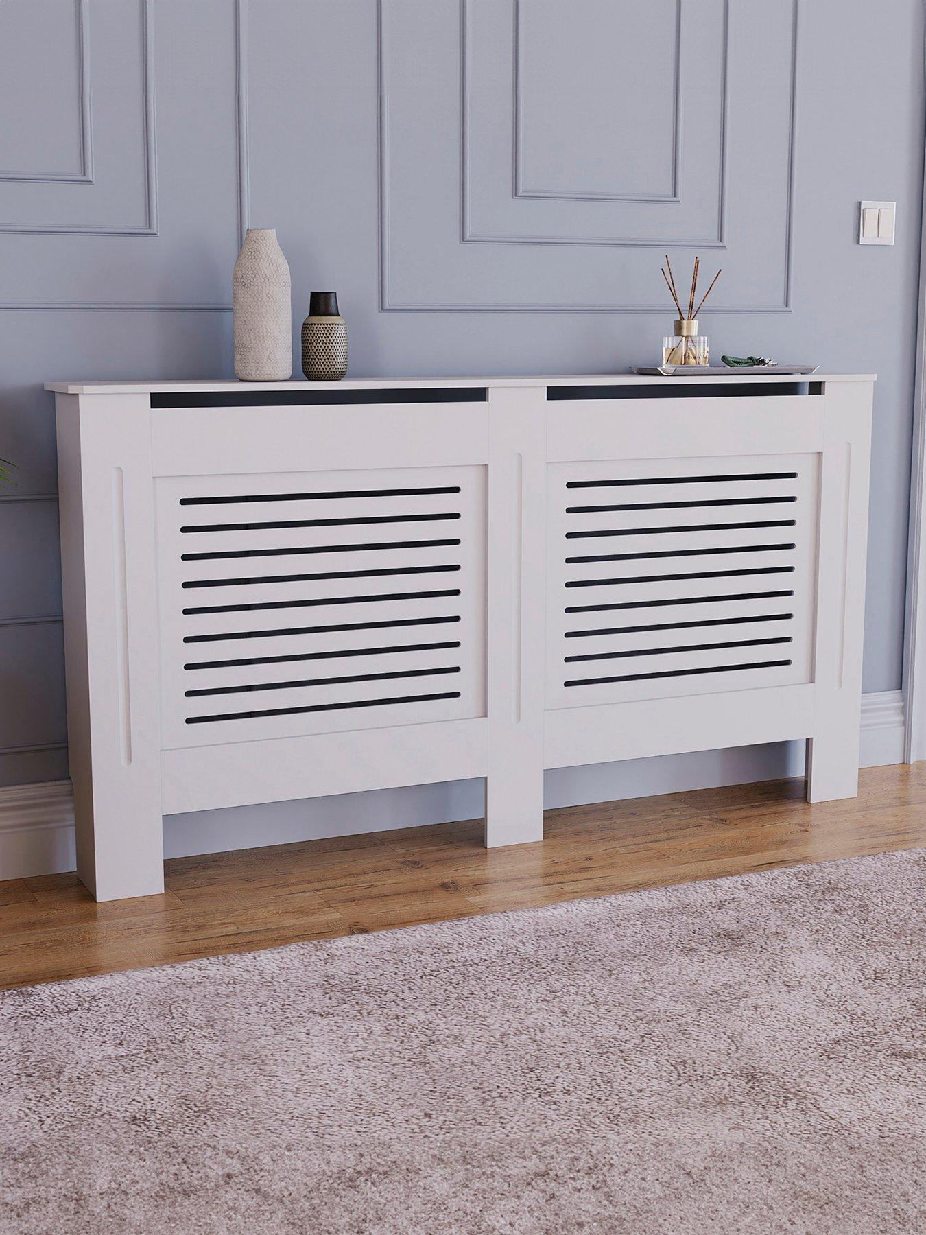 Vida Designs: Milton Large Radiator Cover - White