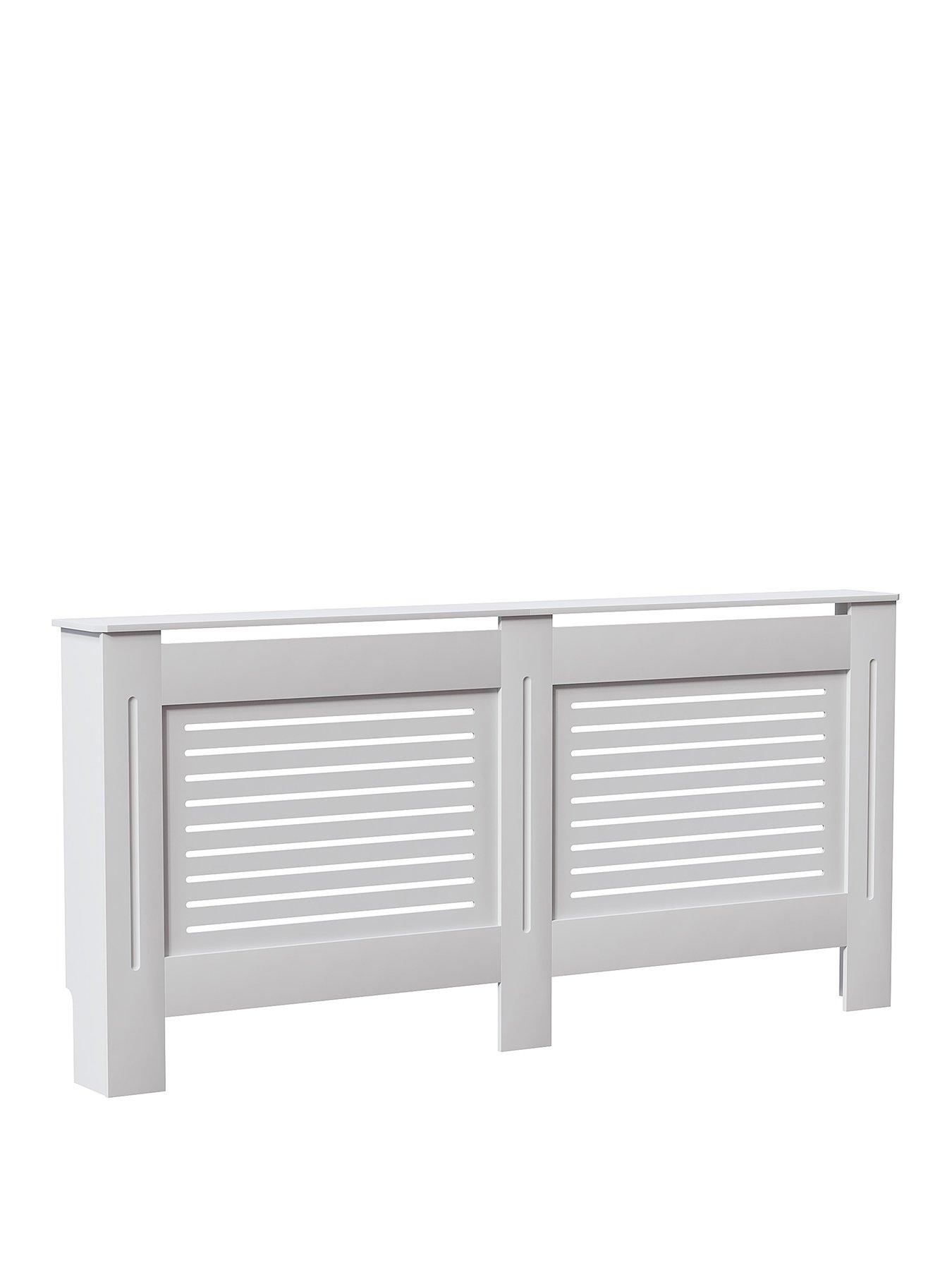 Image 2 of 6 of Vida Designs Milton Extra Large Radiator Cover - White