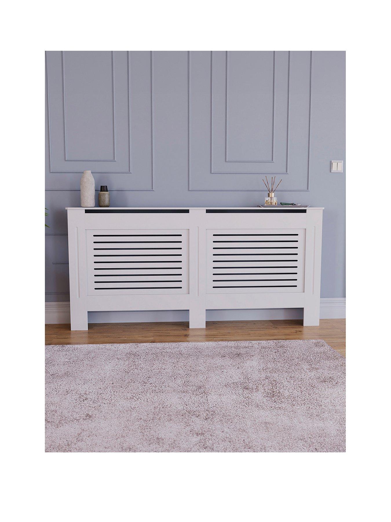 Image 3 of 6 of Vida Designs Milton Extra Large Radiator Cover - White