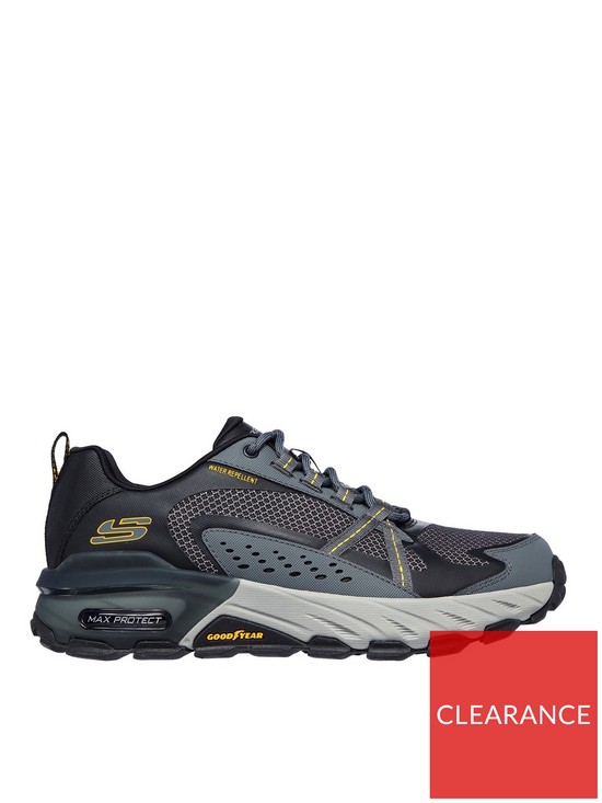 front image of skechers-max-protect-goodyear-sneakernbsp--blackcharcoal