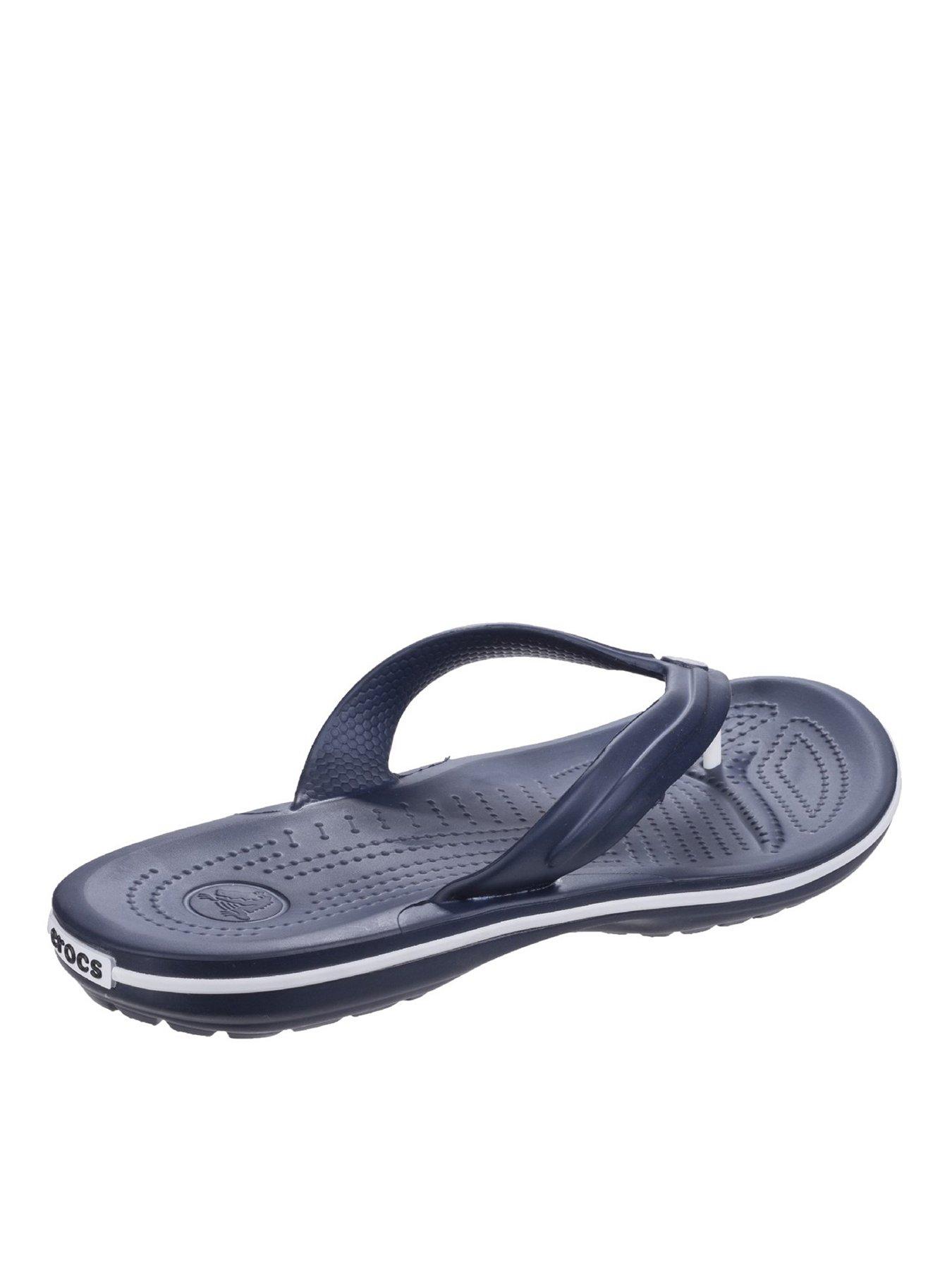 Crocs Men's Crocband Flip Flop - White | very.co.uk