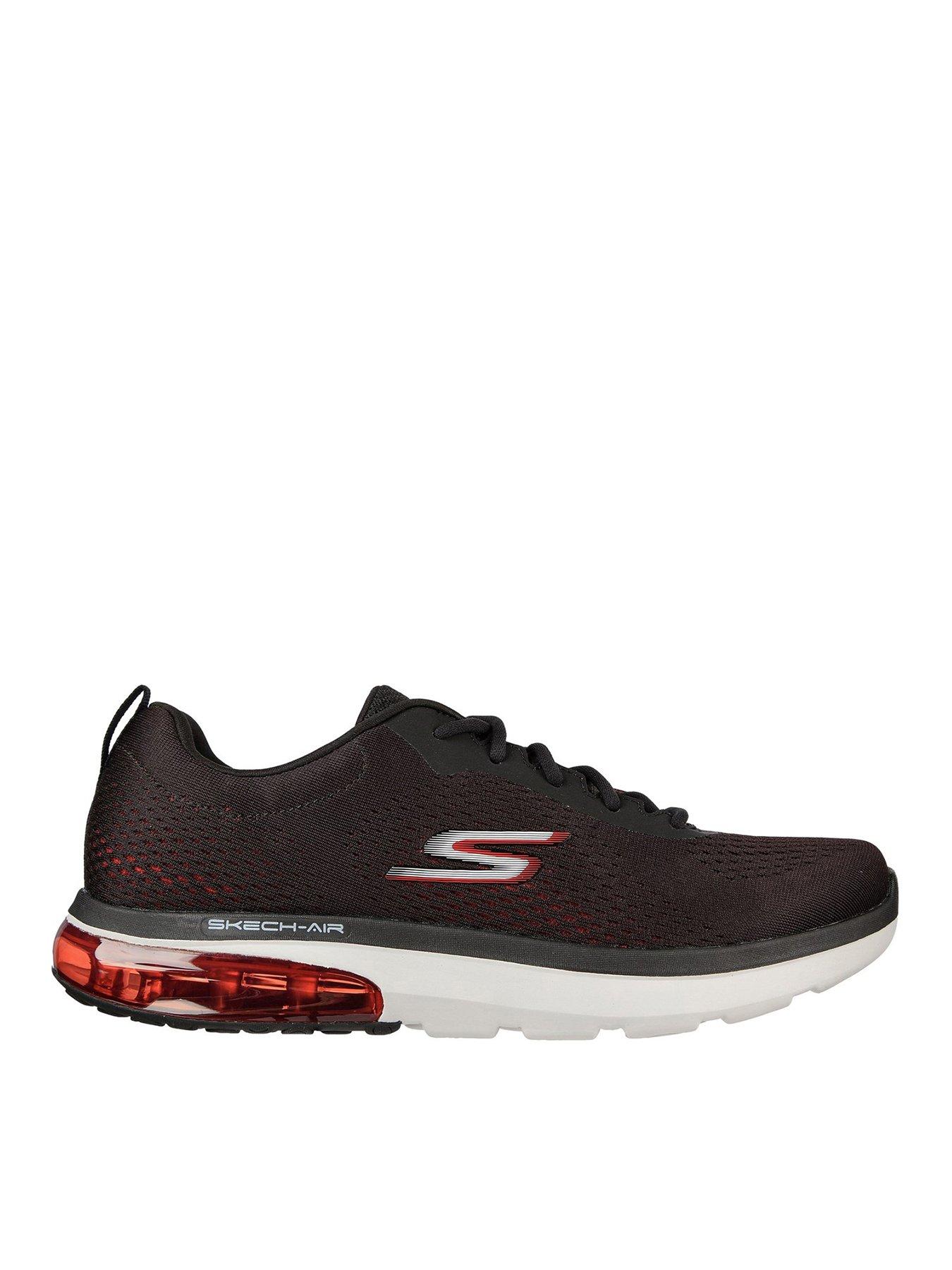 Skechers black 2025 and red