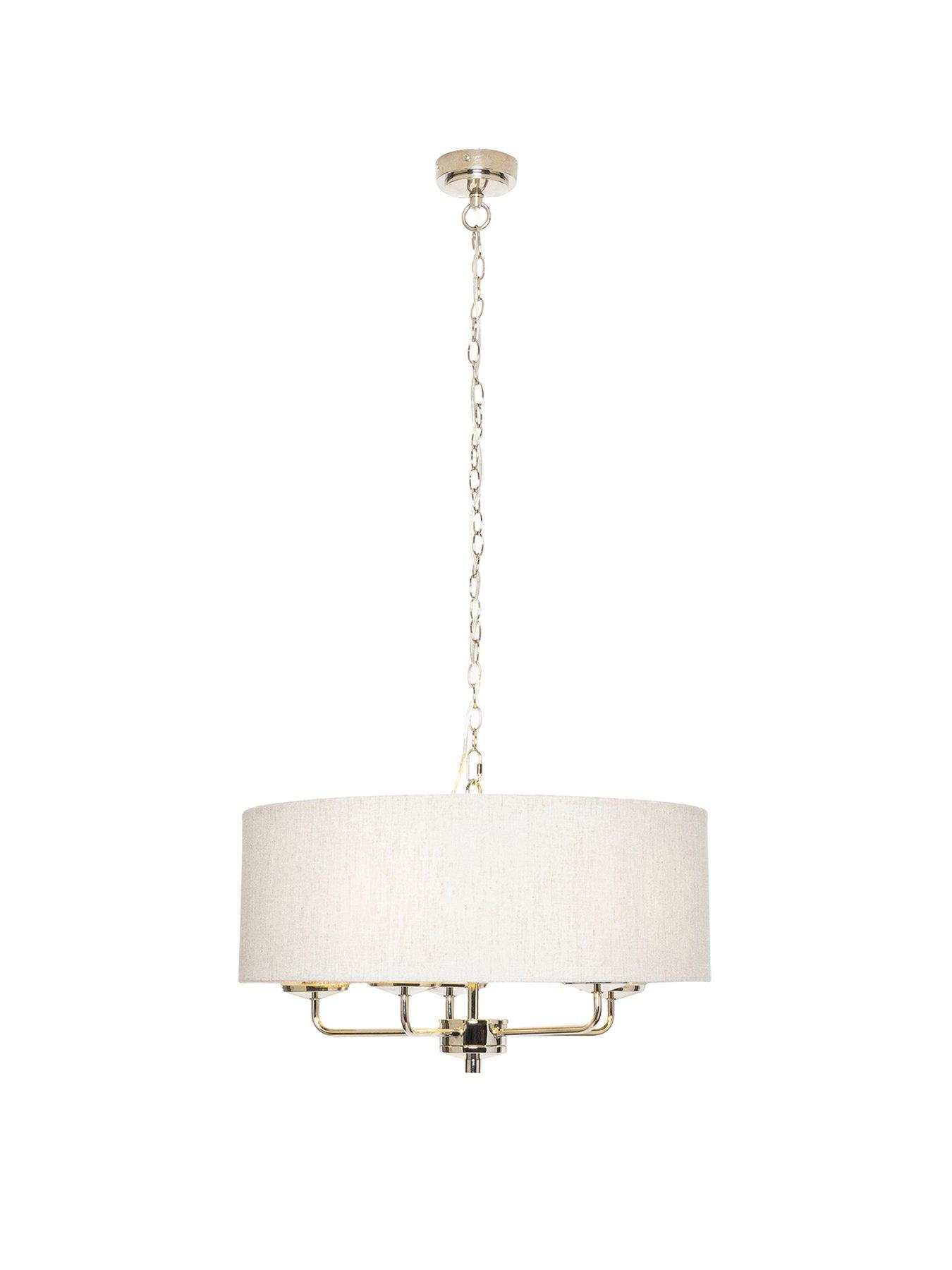 Product photograph of Very Home Mika 3 Light Pendant from very.co.uk