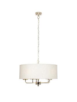 Product photograph of Mika 3 Light Pendant from very.co.uk