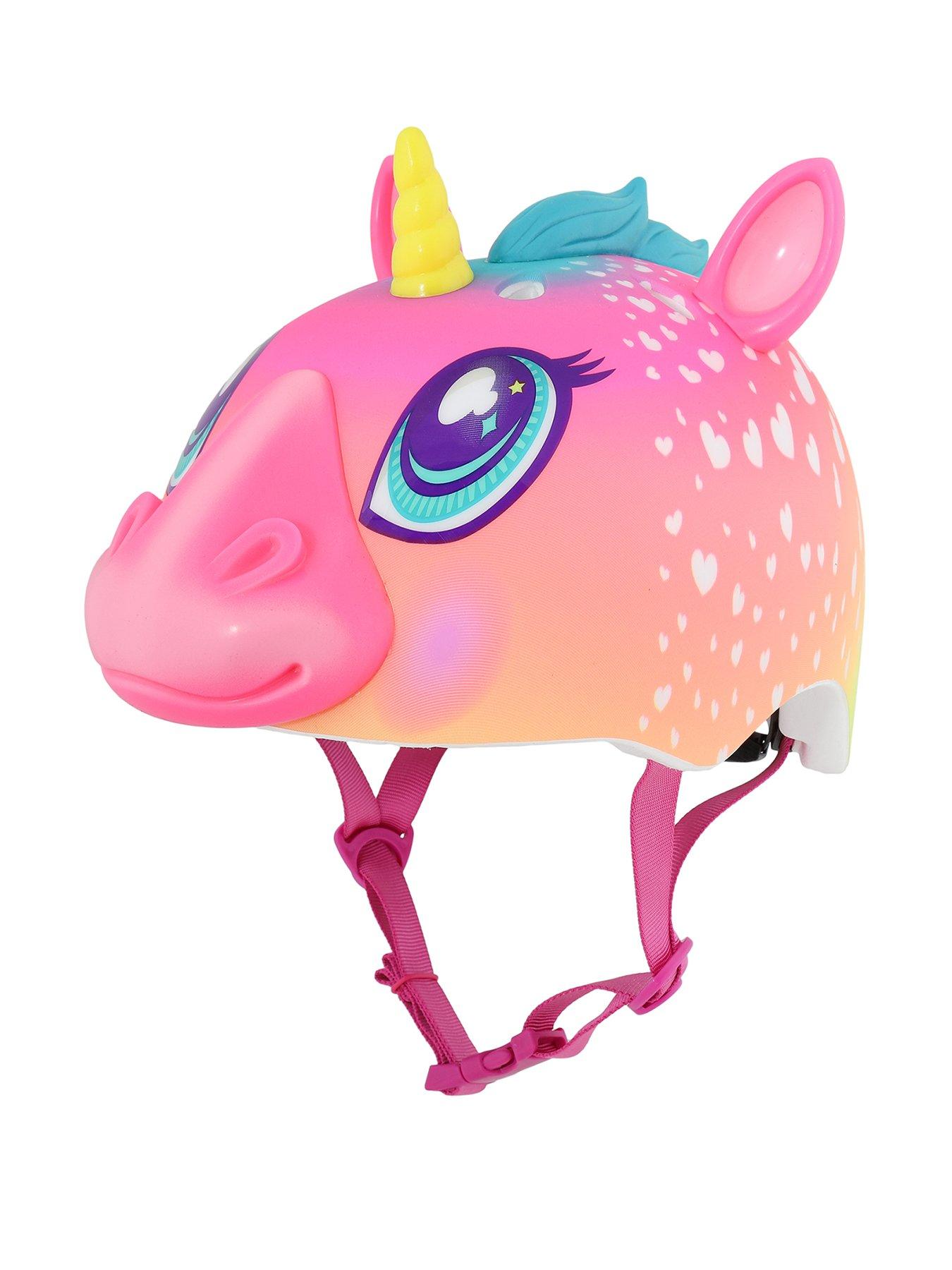 Image 1 of 6 of C-Preme Raskullz Helmet Super Rainbow Corn Child Pink 5+ 50-54cm 2021