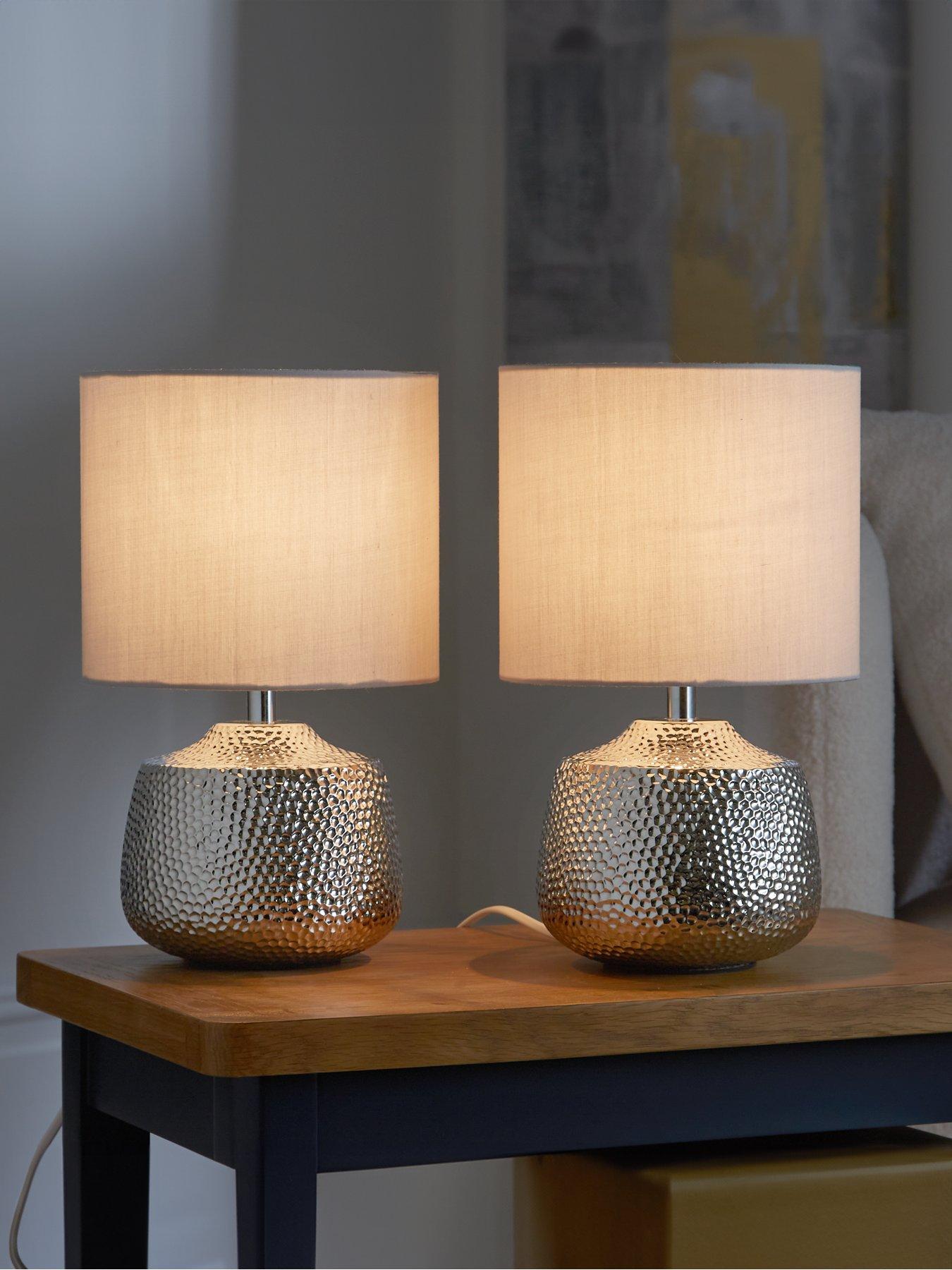 Copper bedside 2024 lamps uk