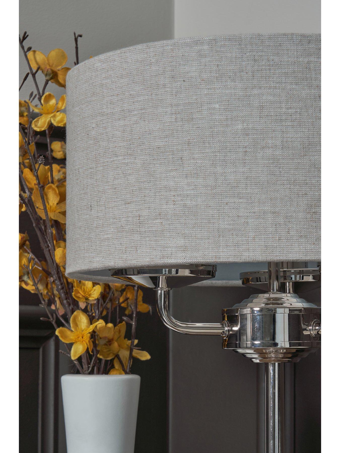 Image 4 of 6 of The Very Collection Mika 3 Light Table Lamp