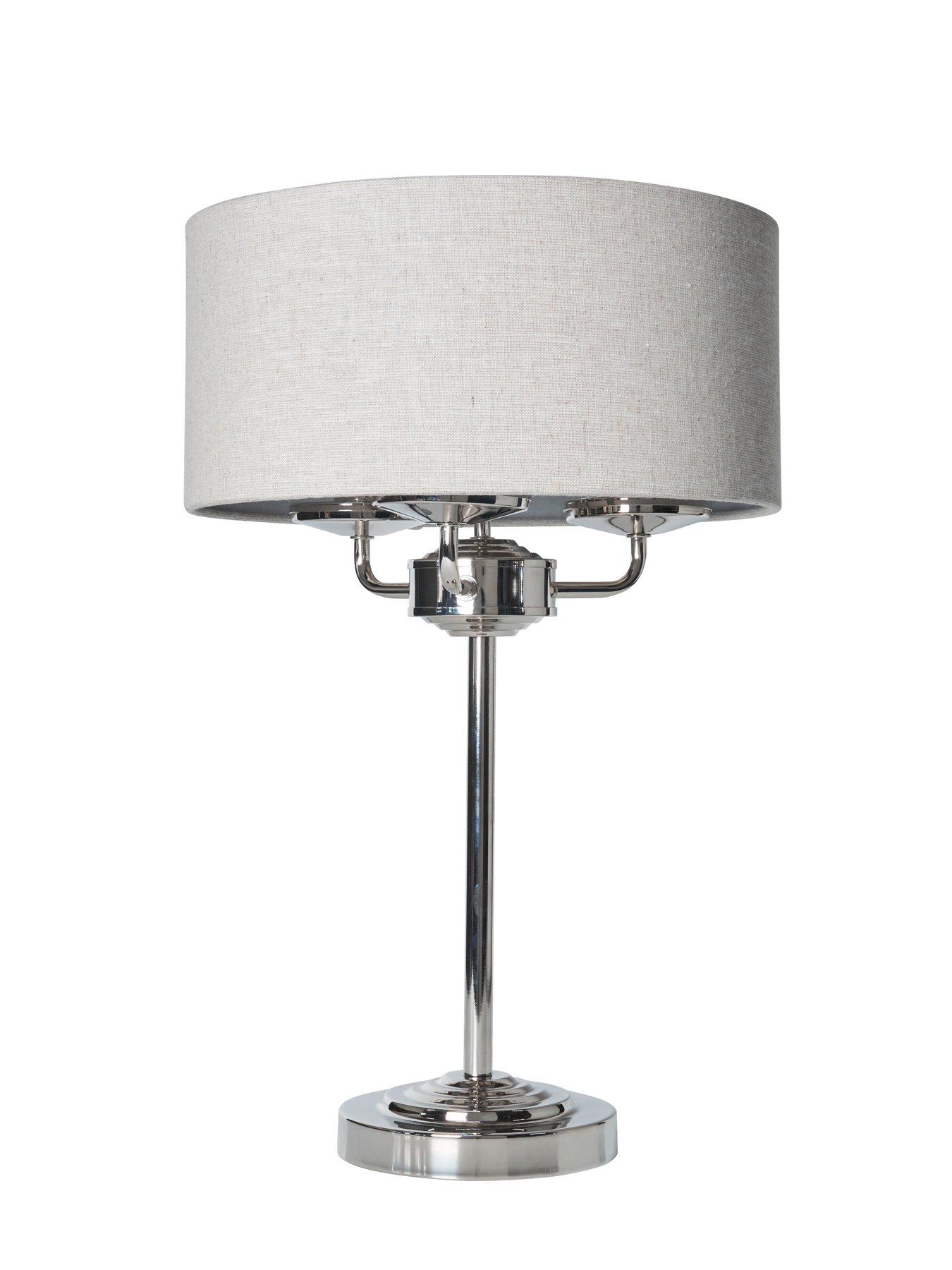 Image 5 of 6 of The Very Collection Mika 3 Light Table Lamp