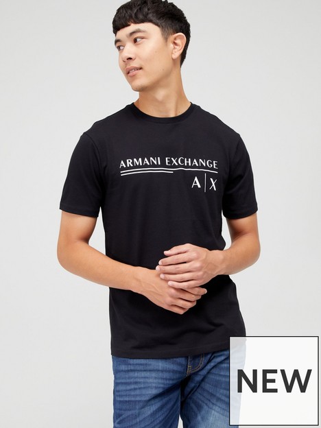 armani-exchange-logo-t-shirt-black
