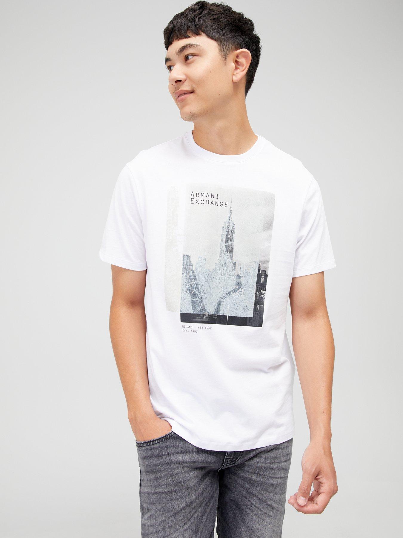 Armani Exchange New York City Print T-Shirt - White 