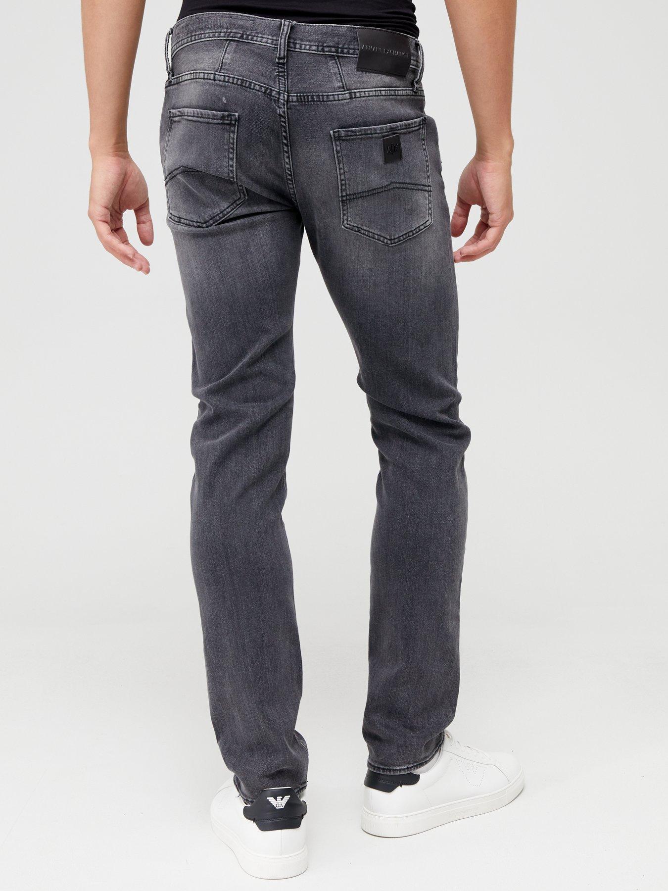 Armani Exchange J13 Slim Fit Jeans - Washed Grey 