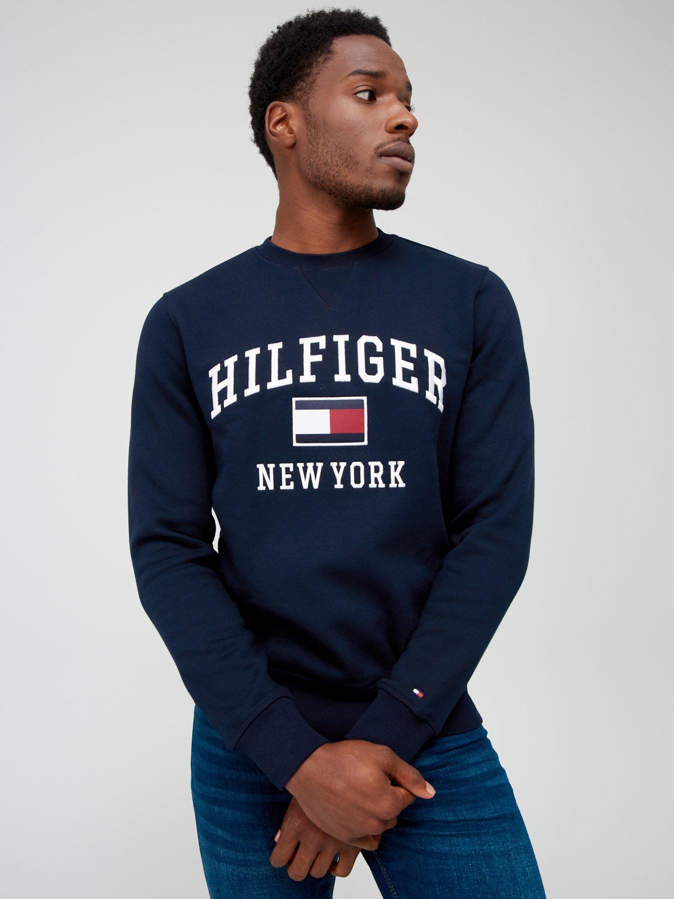 Tommy Hilfiger Modern Varsity Sweatshirt - Desert Sky Navy | very