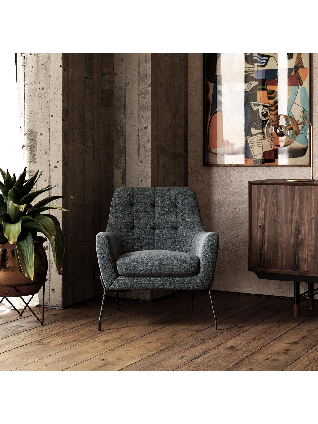 Product photograph of Queer Eye Brayden Accent Chair from very.co.uk