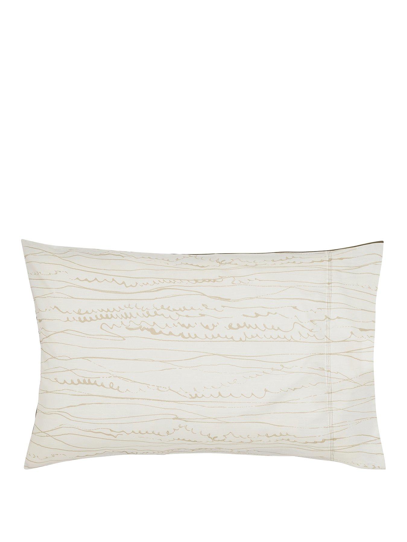 Product photograph of Himeya Vetiver Less Than 4hz Pillowcase Pair - Grey from very.co.uk