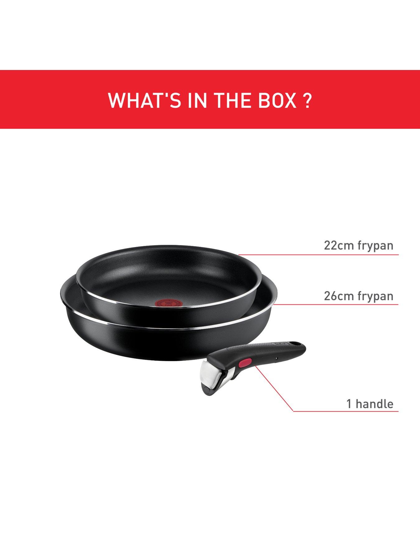 Image 2 of 7 of Tefal Ingenio Easy Cook 3pc Removable Handle, Stackable Pan Set L1549013