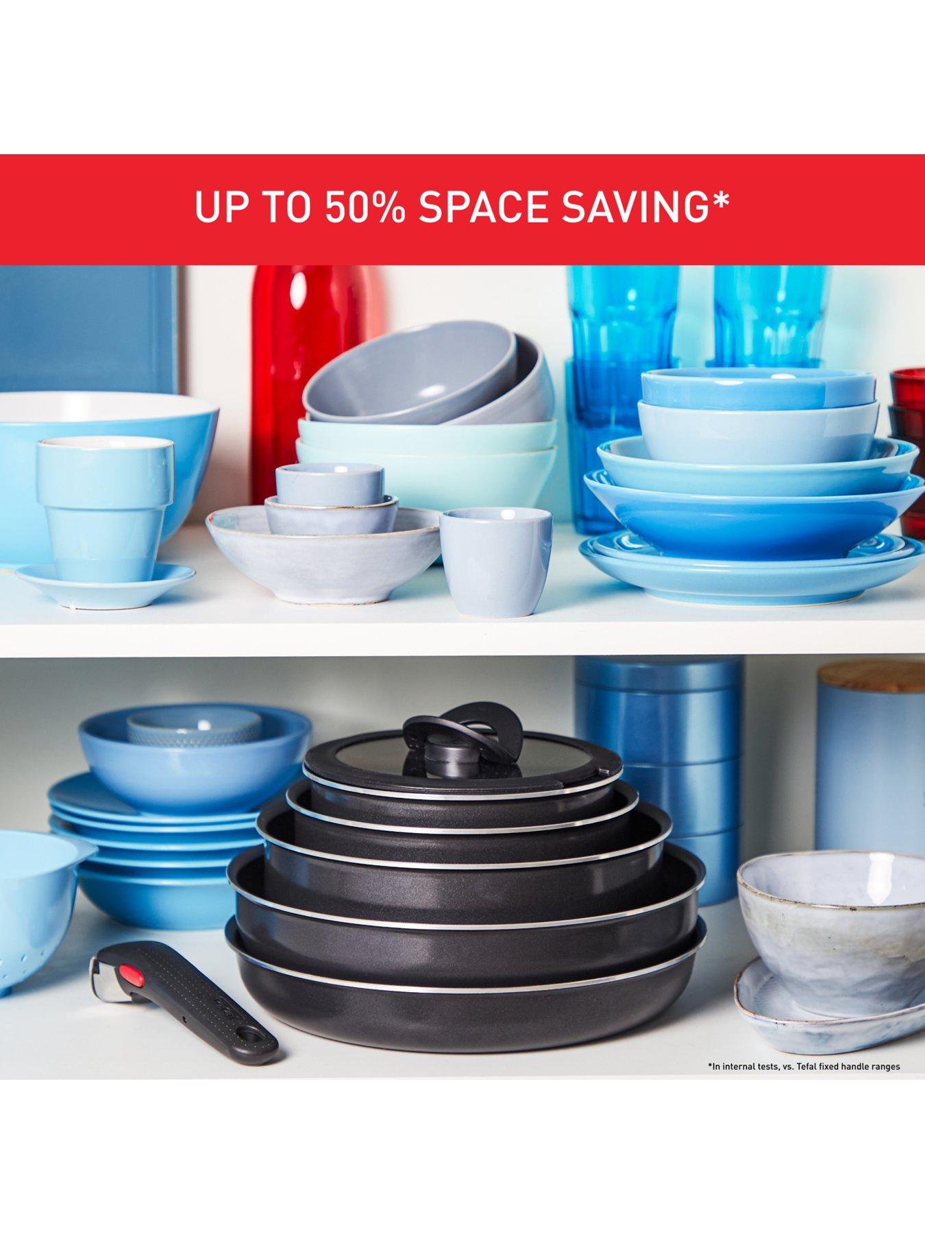 Image 4 of 7 of Tefal Ingenio Easy Cook 3pc Removable Handle, Stackable Pan Set L1549013