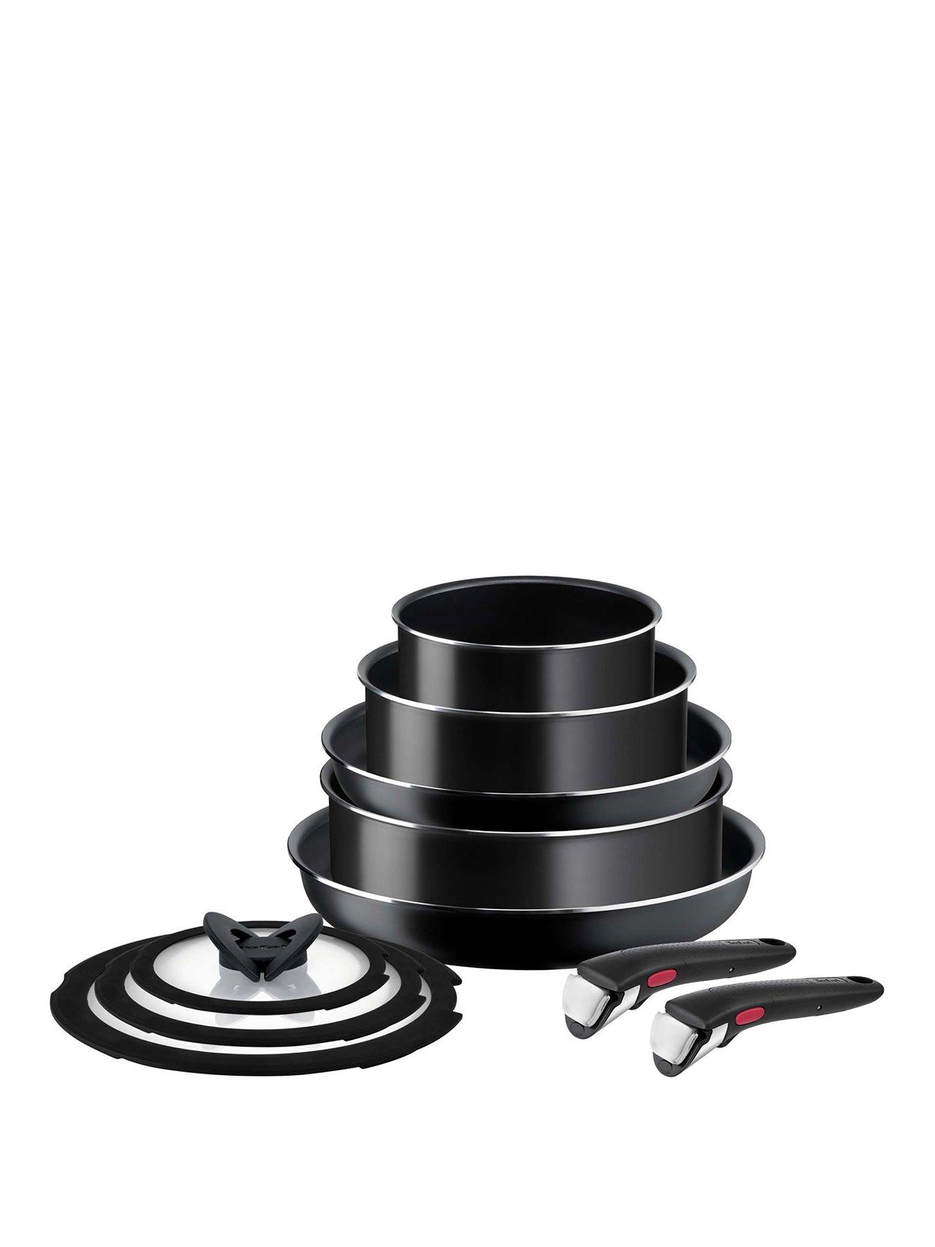 Russell Hobbs COMBO-2093 4 Piece Pan Set and 24 CM Casserole Pan Stainless Steel 