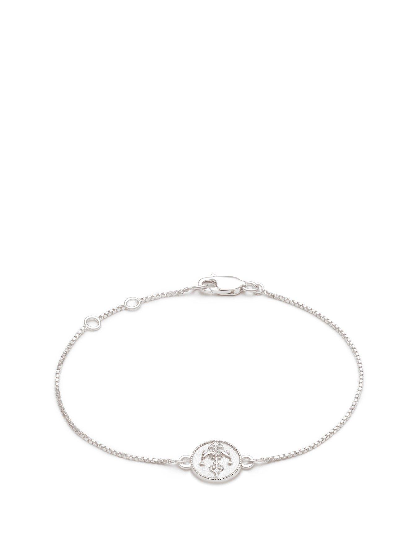 undefined Zodiac Mini Art Coin Silver Bracelet