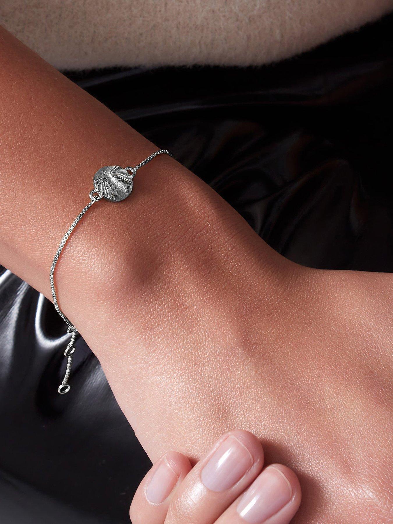 Image 3 of 4 of Rachel Jackson Zodiac Mini Art Coin Silver Bracelet