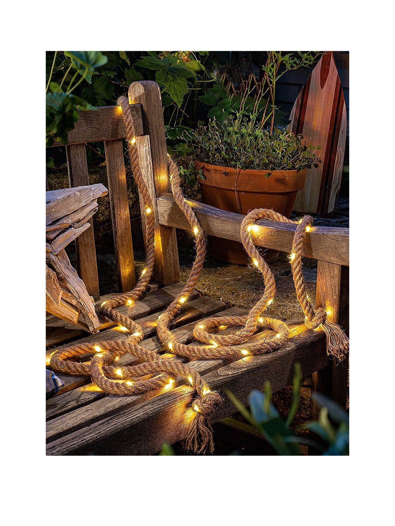 Product photograph of Streetwize 4m Decorative Rope With 50 Solar Led Lights from very.co.uk