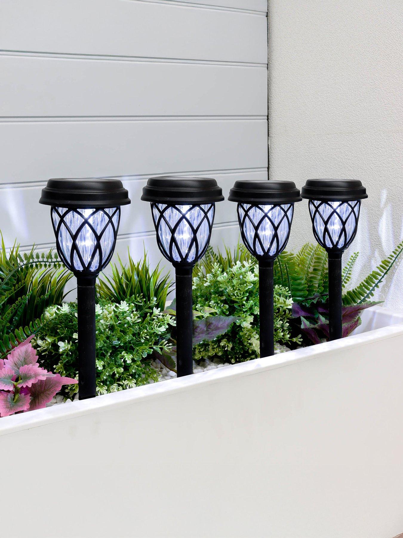 undefined Solar Pathway Stake Lights (Pack of 4)