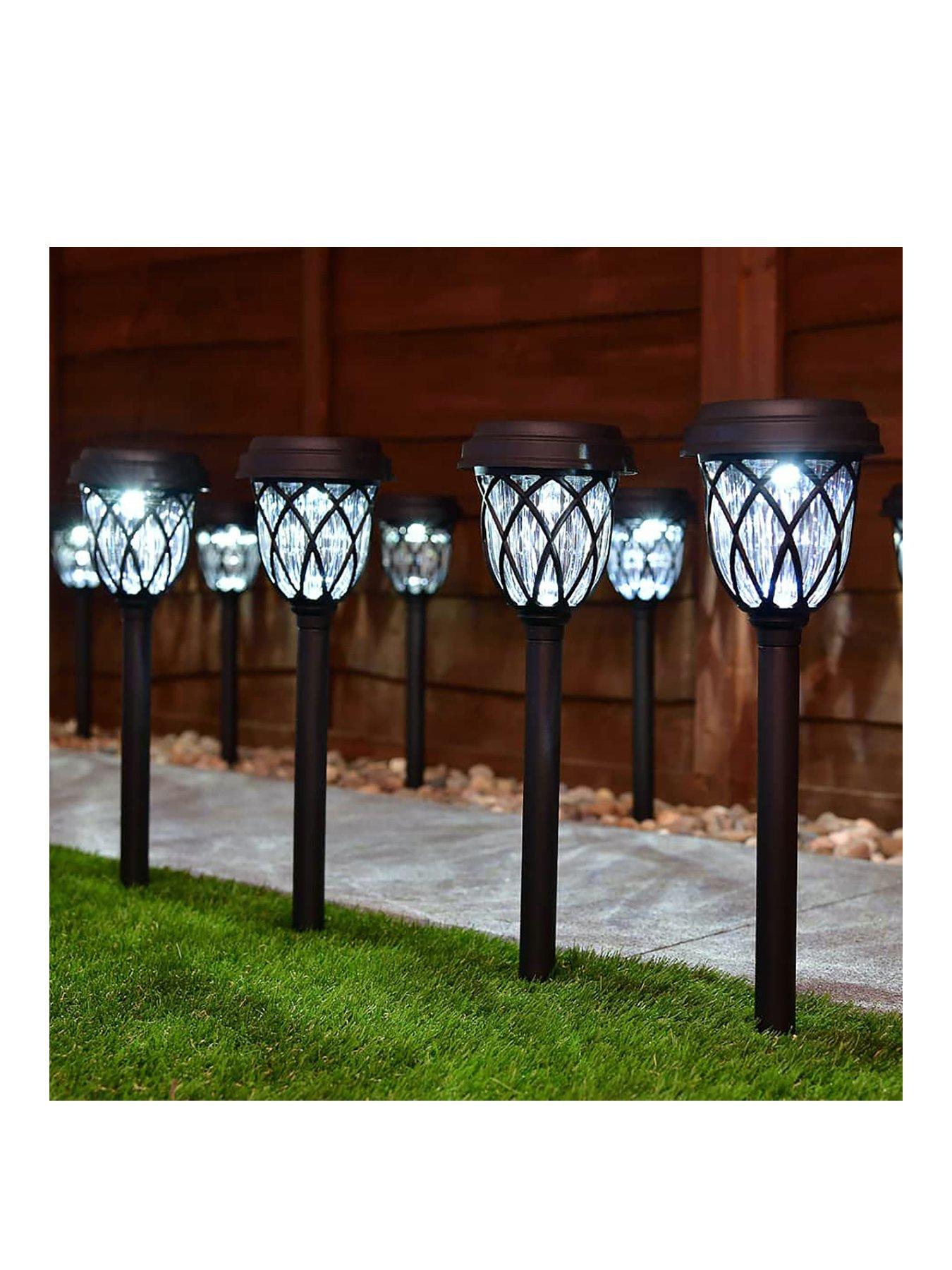 Product photograph of Streetwize Solar Pathway Stake Lights Pack Of 4 from very.co.uk