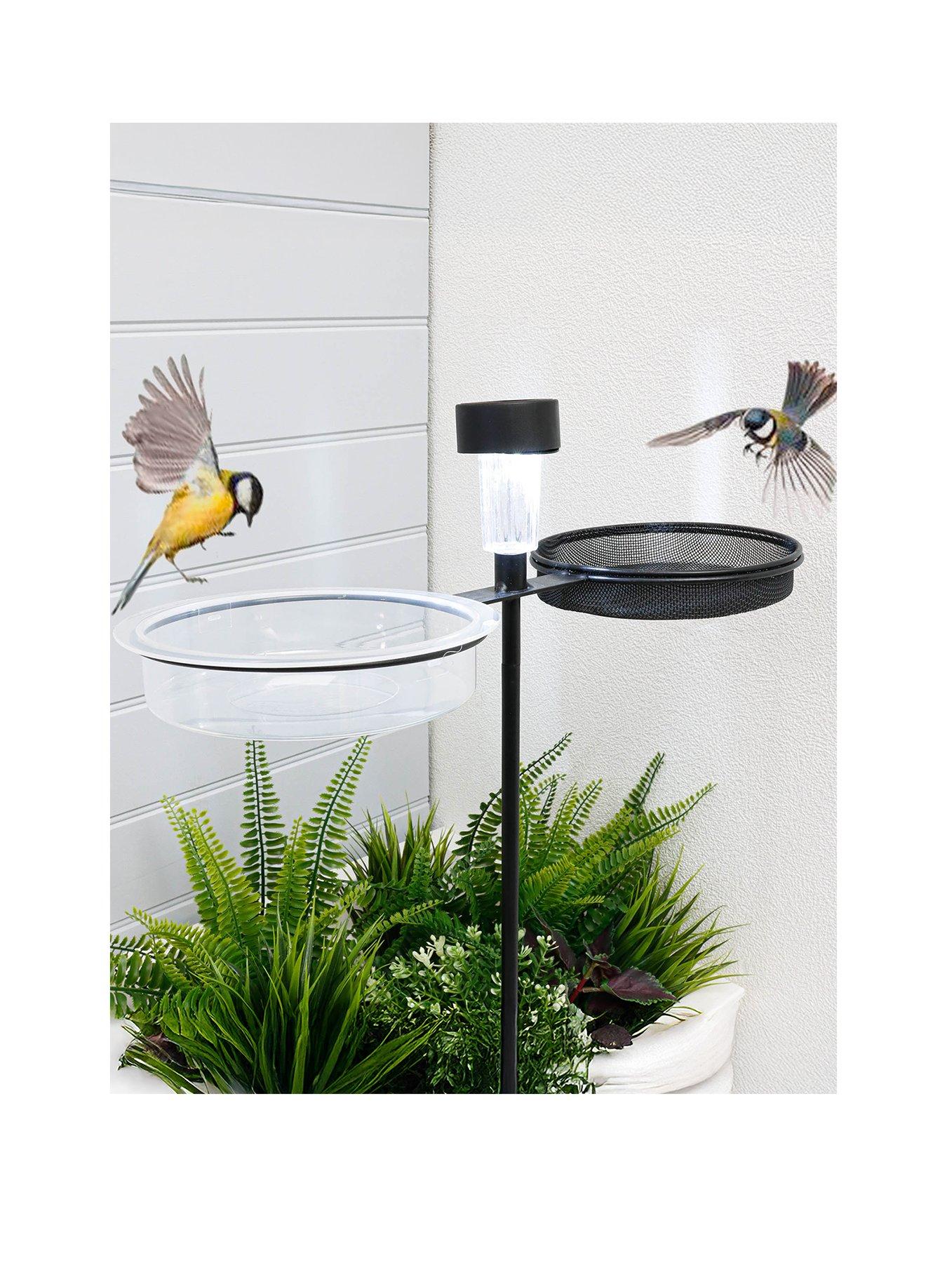 Streetwize Freestanding Bird Feeder With Solar LED